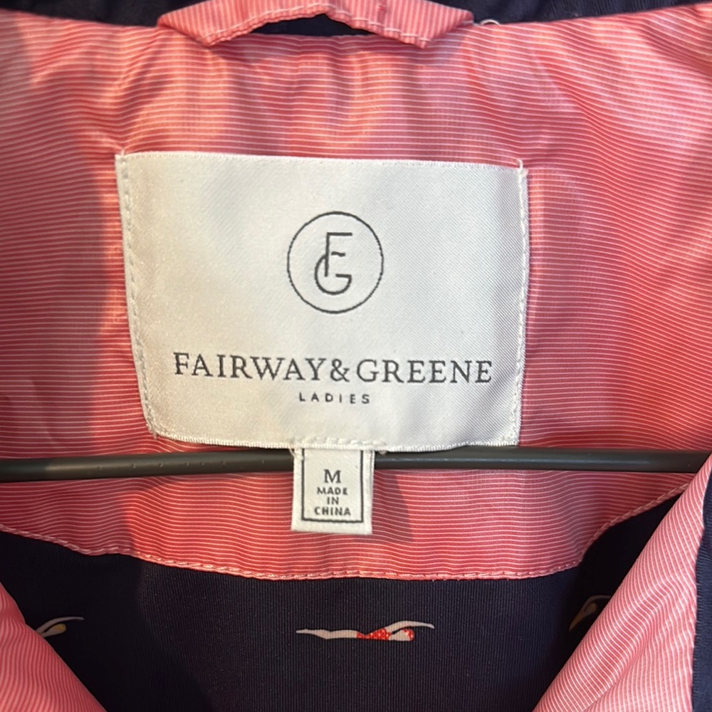 Fairway & Greene Pink Women's Golf Athleisure Vest - Picture 2 of 6
